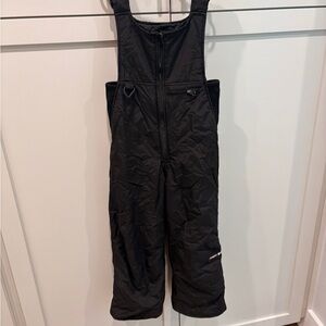 Black Snow Bib Overalls